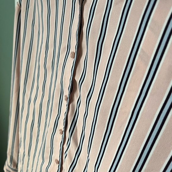 Heyton Large striped blouse, new without tags, pink and blue - Picture 6 of 6